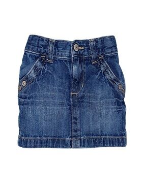 OLD NAVY Girl's Denim Skirt Size 2T Adjustable Waist